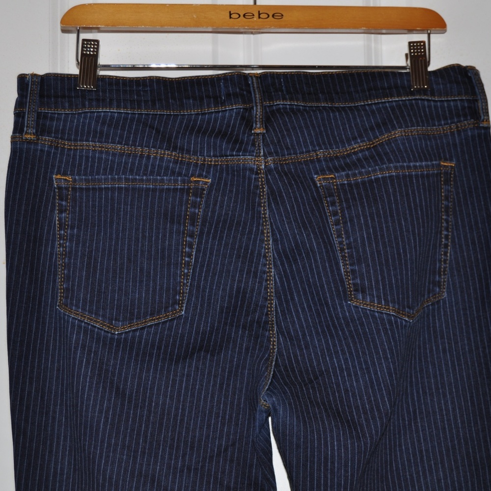 New PACSUN Conductor Stripe Dreamy Jeggings sz 31 - Picture 6 of 8